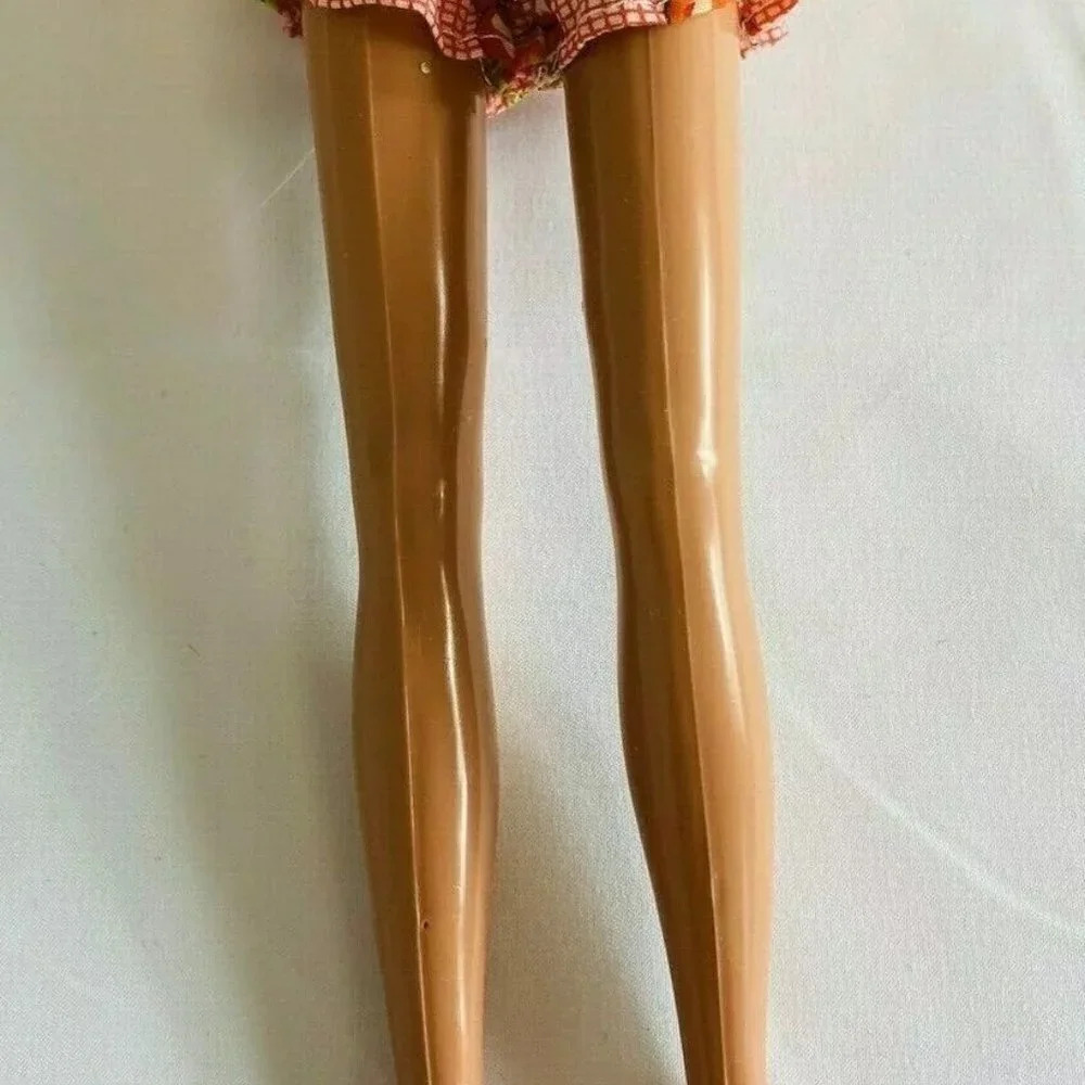 T.B.K. Blonde Hair Blue Eyes Cherry Romper Outfit 12" Tall Used - Picture 10 of 11